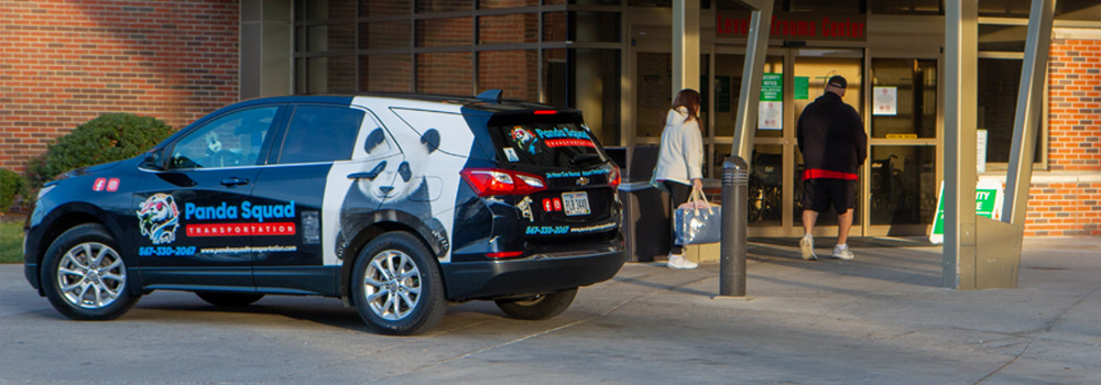 ride share with Panda Squad Transportation